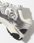 Chanel Fabric & Laminated Sneakers