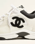 Chanel Mesh, Suede & Textured Leather Sneaker