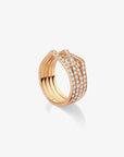 Repossi - Antifer 4-row diamond ring