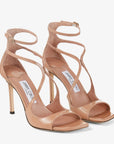Jimmy Choo Women's AZIA 95 Ballet Pink Patent Leather Sandals