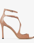 Jimmy Choo Women's AZIA 95 Ballet Pink Patent Leather Sandals