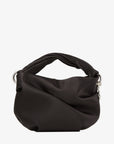 Jimmy Choo Women's Black Satin Bag with Twisted Handle