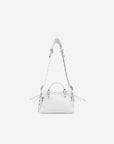 Balenciaga WOMEN'S NEO CAGOLE XS HANDBAG IN WHITE