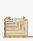 Jimmy Choo Women's Gold Avenue Nappa Leather Mini Bag