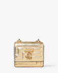 Jimmy Choo Women's Gold Avenue Nappa Leather Mini Bag