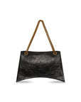 Balenciaga WOMEN"S CRUSH LARGE CHAIN BAG IN BLACK