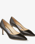 Jimmy Choo Women's Romy 60 Black Kid Leather Pointed-Toe Pumps