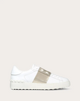 Valentino Garavani Women’s Open Sneaker with Metallic Stripe
