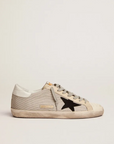 Golden Goose Men’s Super-Star sneakers in leather with mesh insert