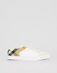 Burberry Men's Leather, Suede and House Check Cotton Sneakers