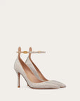 Valentino Garavani Women's TAN-GO PUMP WITH CRYSTALS 100MM