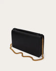 Valentino Garavani Women's VLOGO SIGNATURE GRAINY CALFSKIN WALLET WITH CHAIN