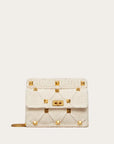 Valentino Garavani Women's LARGE BAG WITH ROMAN STUD CHAIN IN MESH