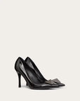 Valentino Garavani Women's ONE STUD PATENT LEATHER PUMP 100 MM