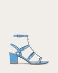 Valentino Garavani Women's ROCKSTUD CALFSKIN ANKLE STRAP SANDAL 60 MM