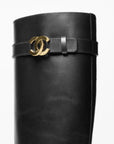 Chanel Leather Boots