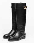 Chanel Leather Boots
