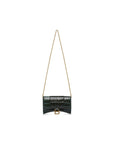 Balenciaga WOMEN’S HOURGLASS WALLET WITH CHAIN CROCODILE EMBOSSED
