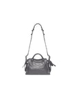Balenciaga WOMEN'S NEO CAGOLE XS HANDBAG IN DARK GREY