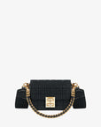 GIVENCHY Women’s Small 4G bag in 4G embroidered canvas with chain