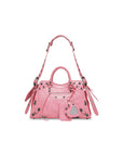 Balenciaga WOMEN'S NEO CAGOLE CITY HANDBAG IN PINK