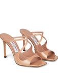 Jimmy Choo Women's ANISE 95 Ballet Pink Patent Leather Mules