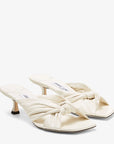 Jimmy Choo Women's Latte Nappa Leather Mules