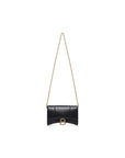 Balenciaga WOMEN'S HOURGLASS WALLET ON CHAIN BOX IN BLACK