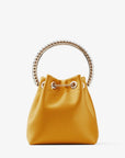 Jimmy Choo Women's Bon Bon Sunflower Satin Bag with Crystal Handle