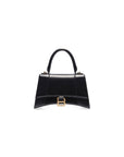 Balenciaga WOMEN'S HOURGLASS SMALL HANDBAG BOX IN BLACK