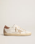 Golden Goose Women Super-Star with a suede star and peach-pink glitter heel tab