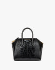 GIVENCHY Women's Mini Antigona bag in crocodile effect leather