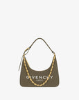 Givenchy Women's Small Moon Cut Out bag in canvas with chain