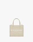 Givenchy Women's Mini G Tote shopping bag in 4G coated canvas