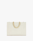 GIVENCHY Women's Medium G Tote shopping bag in 4G embroidered canvas