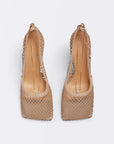 Bottega Veneta Women's Stretch Pumps in Beige