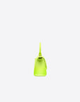 Balenciaga WOMEN'S HOURGLASS XS HANDBAG IN FLUO YELLOW