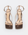 Bottega Veneta Women's Stretch Sandals in Fondant
