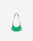 Balenciaga WOMEN'S LE CAGOLE XS SHOULDER BAG IN GREEN
