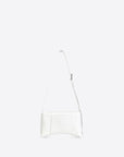 Balenciaga WOMEN'S DOWNTOWN XS SHOULDER BAG IN WHITE