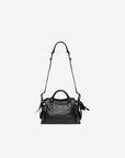 Balenciaga WOMEN'S NEO CAGOLE XS HANDBAG IN BLACK