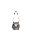 Balenciaga WOMEN'S LE CAGOLE XS BUCKET BAG METALLIZED WITH RHINESTONES