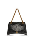 Balenciaga WOMEN"S CRUSH LARGE CHAIN BAG IN BLACK