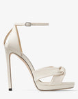 Jimmy Choo Women's Latte Nappa Leather Platform Sandals