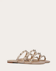 Valentino Garavani Women's ROCKSTUD FLAT SLIDE SANDAL