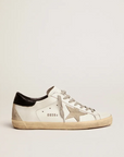 Golden Goose Men’s Super-Star sneakers with black heel tab and metal stud lettering