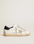 Golden Goose Women's Star Super-Star sneakers in suede with blue heel tab