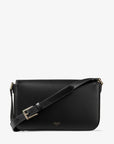 Jimmy Choo Women's Varenne Xbody E/W Black Leather Cross Body Bag with JC Emblem