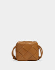 Bottega Veneta Women's Mini Cassette Camera Bag in camel
