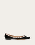 Valentino Garavani Women’s PATENT ROCKSTUD BALLET FLAT